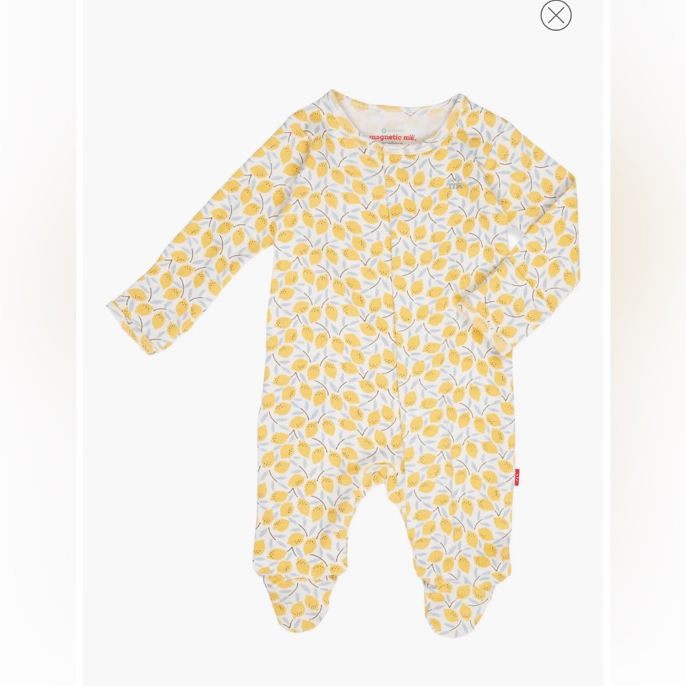 Easy Peasy Lemon Squeezy Magnetic Me Onsie with Feet and Hand Covers